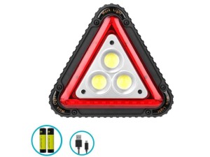 چراغ خطر مثلثی شارژی چندکاره مدل W842