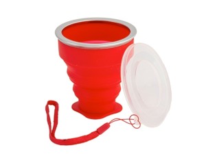 لیوان سفری سیلیکونی تاشو