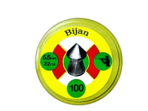 ساچمه تیر تفنگ بادی بیژن سر تیز کالیبر ۵.۵