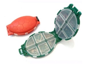 جعبه قلاب ماهیگیری لاک پشتی