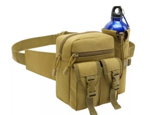 کیف کمری تاکتیکال جا قمقمه دار طرح برزنتی