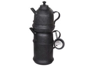 کتری و قوری سفری ذغالی (گداجوش) سایز بزرگ