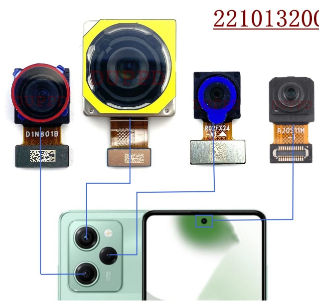 دوربین جلو سلفی شیائومی Xiaomi Redmi note 12 pro 5G