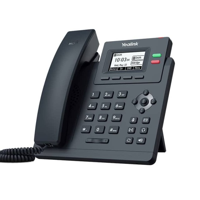 تلفن تحت شبکه سیپ ساپورت یالینک مدل 31 پی T31P YEALINK IP PHONE