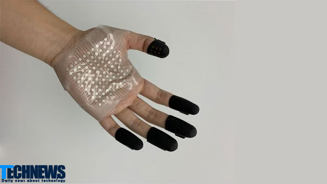 ساخت نوعی حسگر پوشیدنی با قابلیت تقلید حس های لمسی