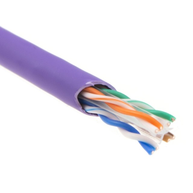 کابل کت سیکس  وارداتی فرانسه برند سی ا ای CAE Cat6 Ethernet Cable, F/UTP Shield, Blue LSZH Sheath, 305m, Low Smoke Zero Halogen (LSZH)