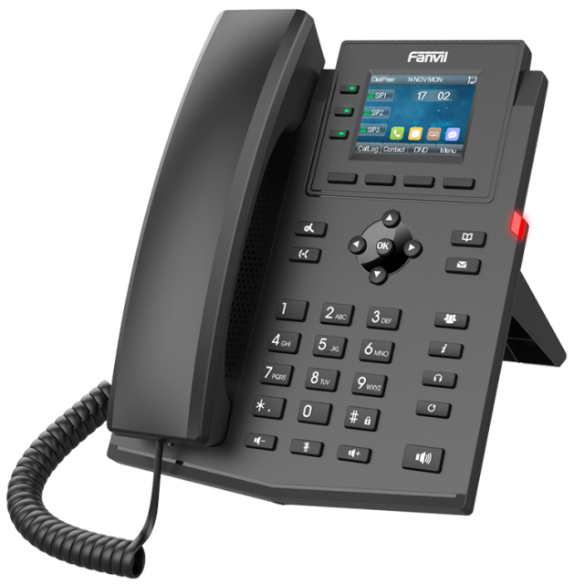 تلفن تحت شبکه سیپ ساپورت فنویل FANVIL SIP IP PHONE X303P