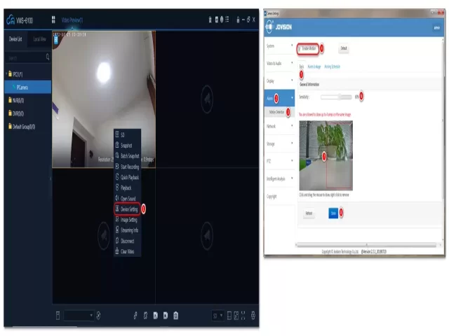 روش فعال سازی موشن دتکت یا تشخیص حرکت در دوربینهای تحت شبکه جوویژن JOVISION IPC  چگونه است ؟