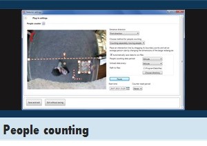 ماژول شمارش افراد نرم افزار مدیریت دوربین تحت شبکه ای او کورتکس EOCORTEX People counting MODULE