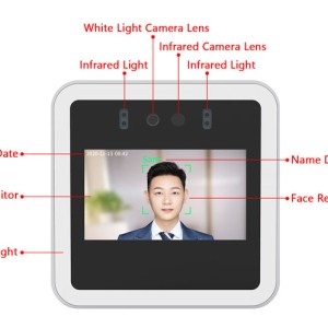 اکسس کنترل تحت شبکه مبتنی بر تشخیص چهره برند JOVISION مدل JVS-FRT-T5 Cloud Time-Attendance Access Control System