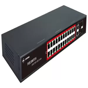 سوییچ 24 پورت پی او ای جوویژن 24Port PoE Network Switch JVS-S26-24P-360W