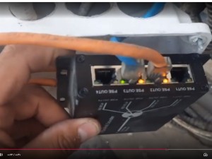 بازبینی و دانلود رایگان ویدیو کاربرد مبدل یک به چهار پی او ای POE EXTENDER