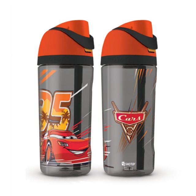 قمقمه 550میل نی دار طرح کارتون شوتای