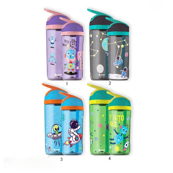 قمقمه 550میل نی دار طرح فضانورد شوتای