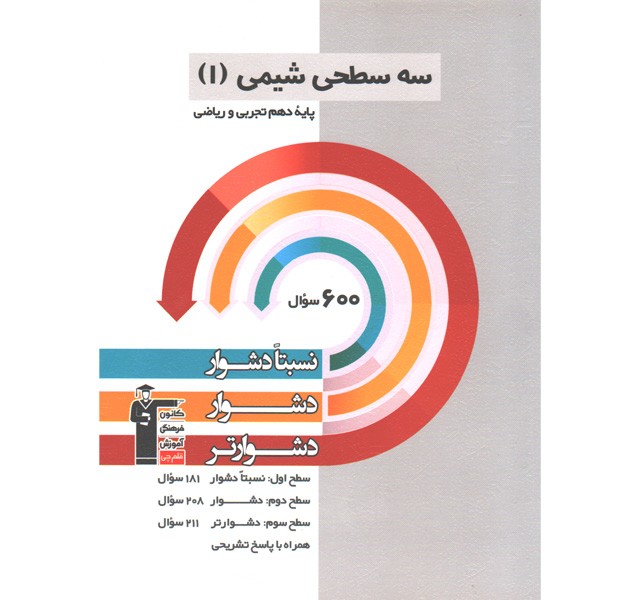 کتاب سه سطحی شیمی دهم قلم چی