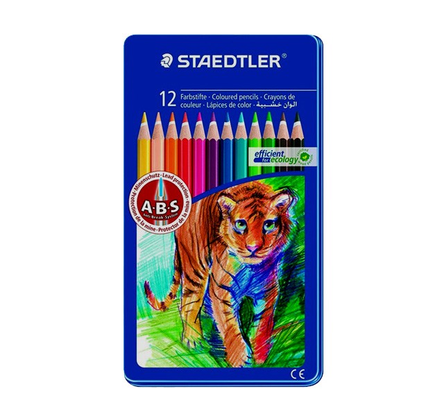 مداد رنگی 12 رنگ استدلر