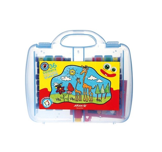 پاستل روغنی 36 رنگ کیفی آریا