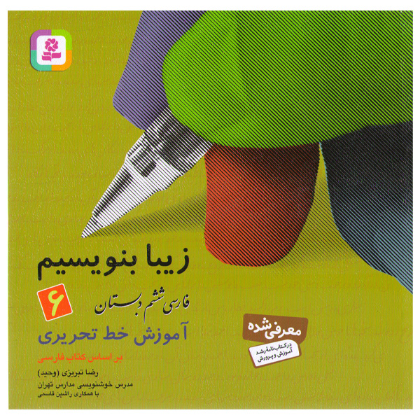 کتاب زیبا بنویسیم 6 آموزش خط تحریری (فارسی ششم دبستان) اثر رضا تبریزی (وحید)