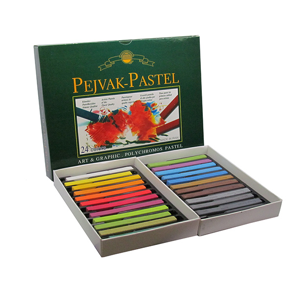 پاستل گچی 24 رنگ پژواک