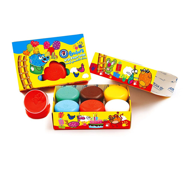 رنگ انگشتی 6رنگ آریا