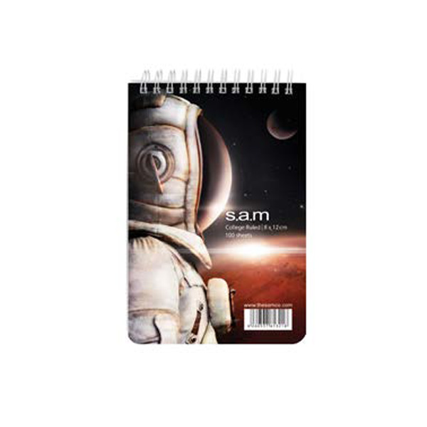 دفترچه یادداشت سم طرح فضانورد