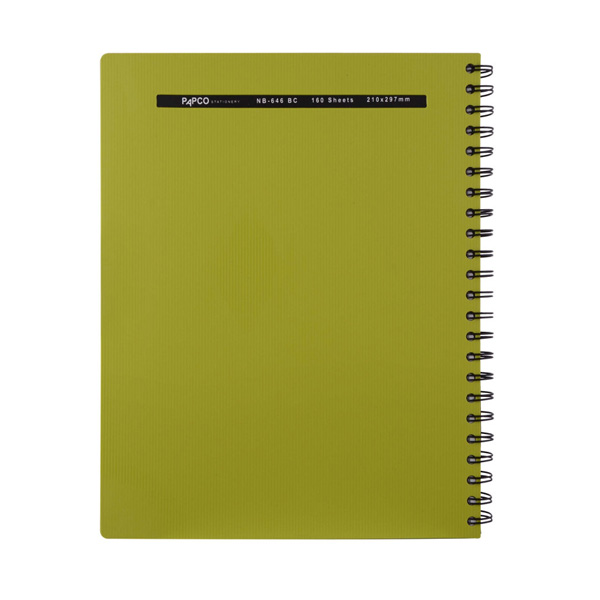 دفتر متالیک پاپکو 160 برگ سایز A4