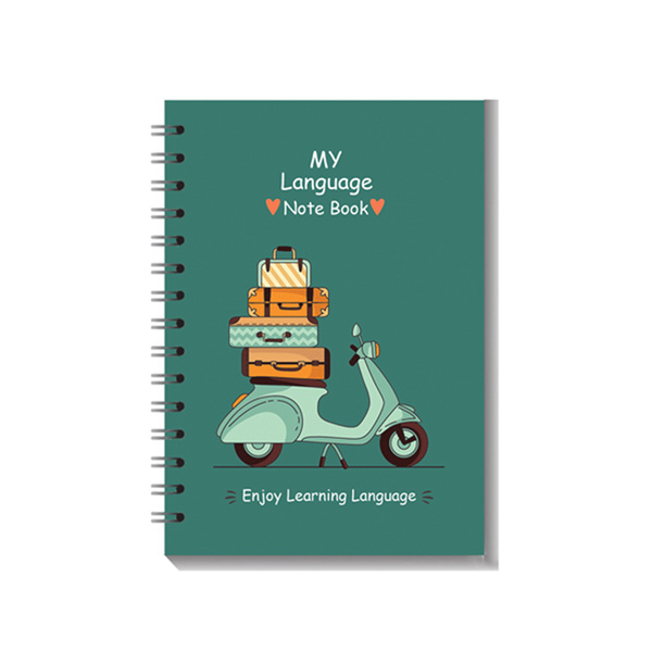 دفترچه لغت زبان من سبز آبرنگ