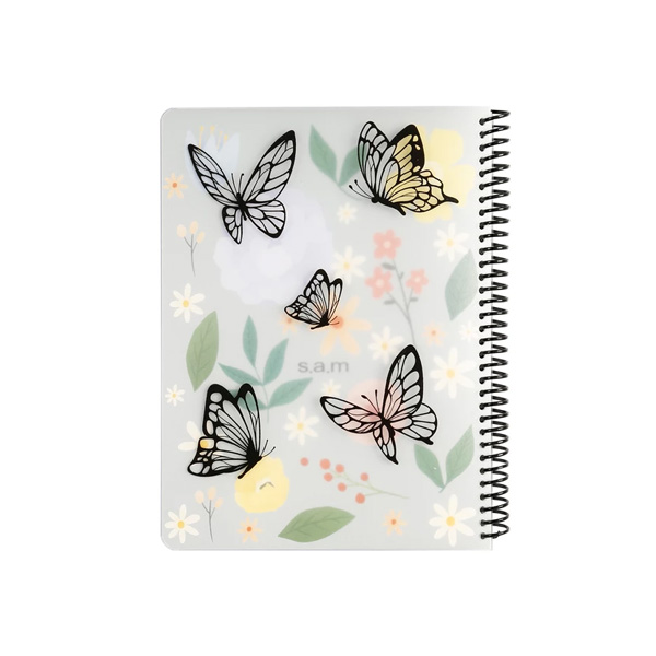 دفتر 100 برگ سم طرح پروانه