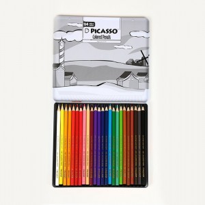 مداد رنگی 24 رنگ پیکاسو قاب فلزی