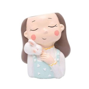 گلدان طرح دختر تابستانی مدل 279