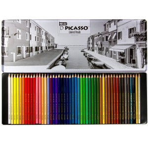 مداد رنگی 48 رنگ پیکاسو مدل Superb Writer طرح ونیز