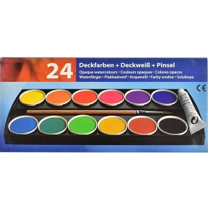 آبرنگ 24 رنگ dechfarbkasten