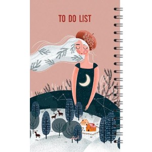 TO DO LIST(لیست انجام کار)آبرنگ طرح مهتاب