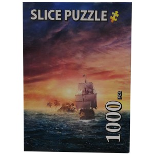 پازل 1000 تکه Slice Puzzle طرح کشتی تینگربل