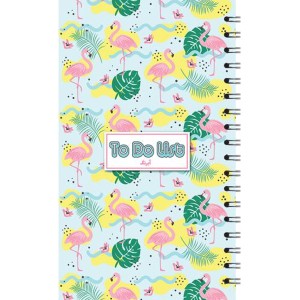 TO DO LIST(لیست انجام کار) آبرنگ طرح فلامینگو سایز پالتویی