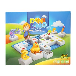 بازی فکری آموزش الفبای فارسی دانی لند 65 قطعه از دانی نو