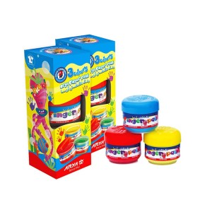 رنگ انگشتی 3 رنگ آریا