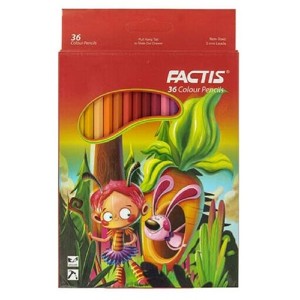 مداد رنگی 36 رنگ فکتیس مدل کارتونی