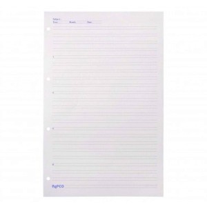 برگه کلاسوری دو خط  4 حلقه50برگ پاپکو