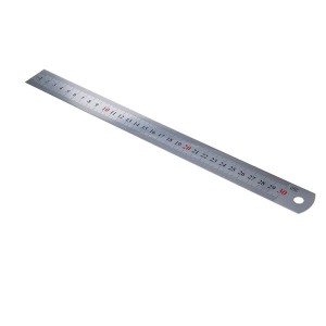 خط کش 30سانتی متری فلزی