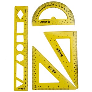 ست خط کش و نقاله ژله ای پالمو