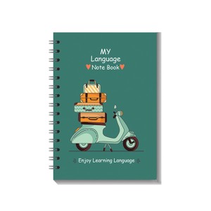 دفترچه لغت زبان من سبز آبرنگ