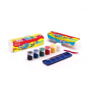 گواش 6رنگ پیوسته بزرگ آریا