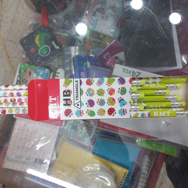 مداد مشکی طرح دار KMT