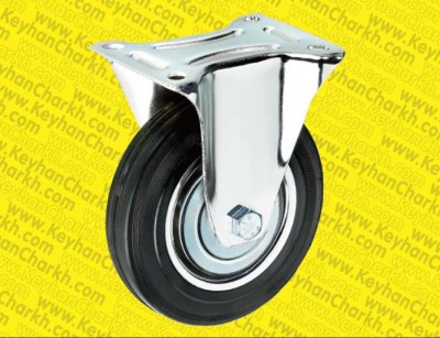 چرخ ورقی ثابت مشکی در سایزهای 7.5 الی 20