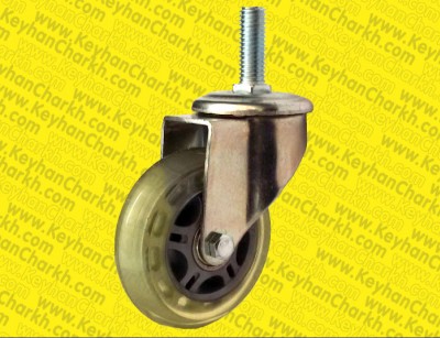 چرخ ژله ایی پیچی گردان ازسایز4.0الی12.5