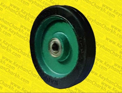 چرخ چدن تک (ساده)لاستیک ازسایز10الی20