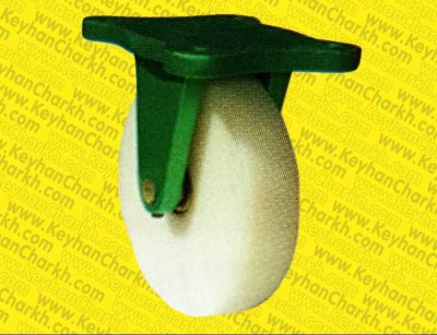 چرخ چدن تفلون ثابت ازسایز10الی20