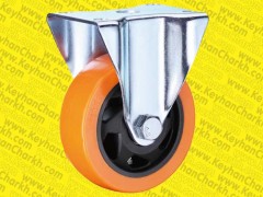 چرخ نارنجی کفی ثابت ازسایز5,0الی12.5