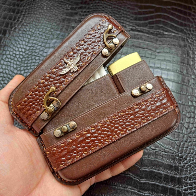 کیف سیگار بیست نخ به همراه جای زیپو